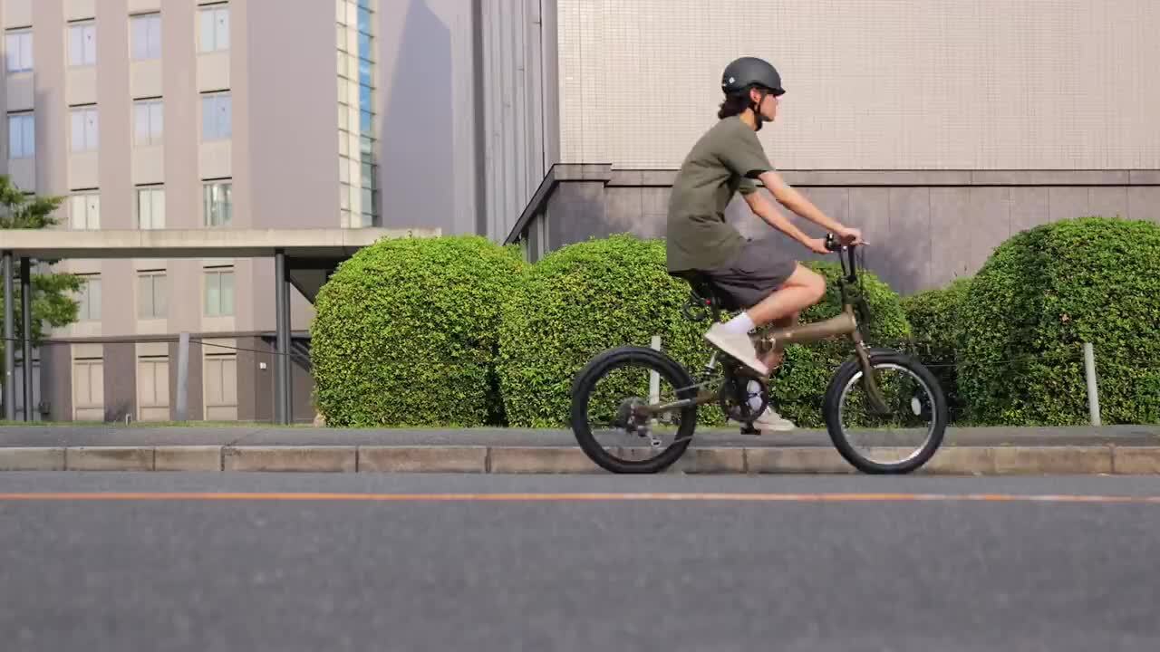 I2412-650 PROVROS 20インチ折りたたみ自転車 6段変速 カゴ付き 年式