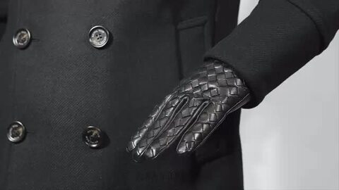 美品　Gloves ラムレザーグローブ イントレチャート カシミア混 8 美品 Gloves ラムレザーグローブ イントレチャート カシミア混 8
