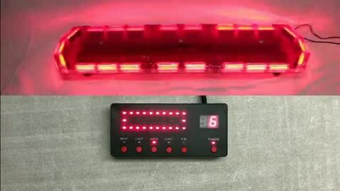 楽天市場】緊急車両用 赤色灯 12V 24V【全長120cm】LED回転灯 大型 