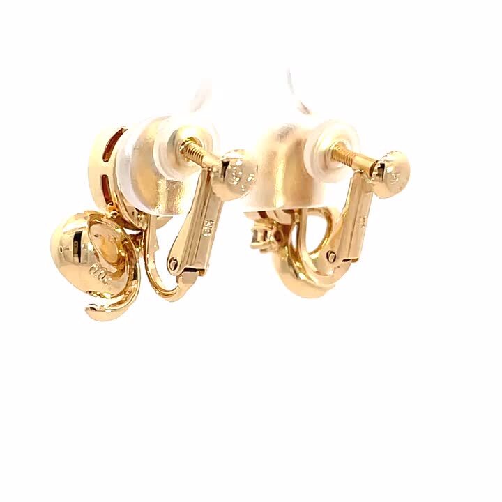 楽天市場】タサキ 田崎真珠 シトリン イヤリング ダイヤモンド K18  