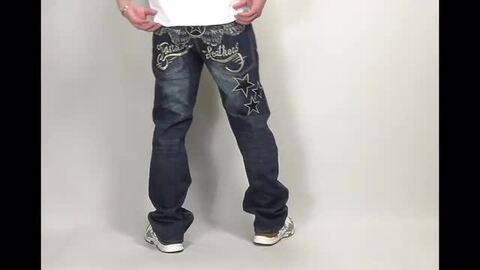 楽天市場】バンソン フライングスター 刺繍 デニムパンツ メンズ