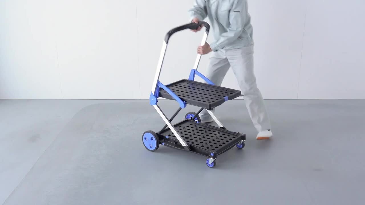 折りたたみガーデンカート B-07キャノピー付き耐荷重120kg