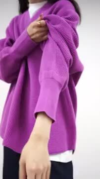 SHINZONE（シンゾーン） コットンカシミア ワッフルニット プルオーバー 22MMSNI07 / レディース Shinzone SHINZONE（シンゾーン） コットンカシミア ワッフル