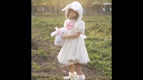 楽天市場】子供 コスチューム ウサギ耳 帽子付き リボン付き