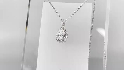 楽天市場】【王道ペアシェイプカットペンダント】天然