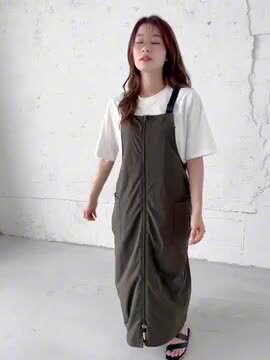 楽天市場】カーゴワンピース フロントジップ ラッシュガード