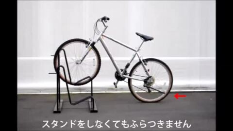 楽天市場】スタンドいらずの頑丈自転車ラック 3台用 □【送料無料 日本 