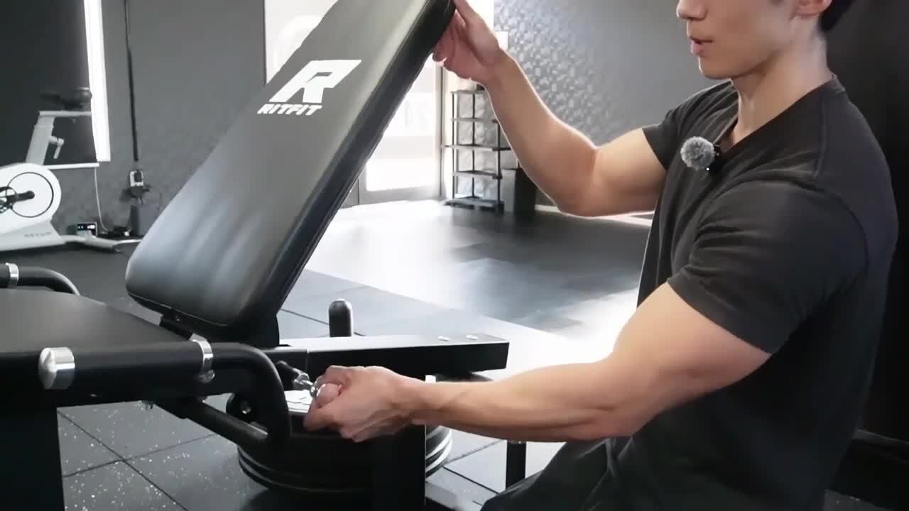 龍大　新品未使用 RITFIT グレー インクライン トレーニング Amazon.co.jp: RITFIT トレーニングベンチ インクラインベンチ