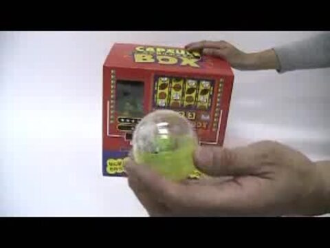 楽天市場】押すと出てくるガチャカプセルボックス おもちゃ入り