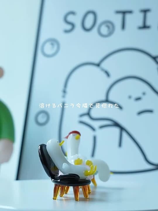 楽天市場】ガラス細工 仔鴨 こがも 鴨 かも こがも アヒルの子