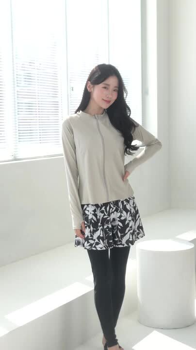 楽天市場】UVカット ラッシュガード 水着 5点セット レギンス