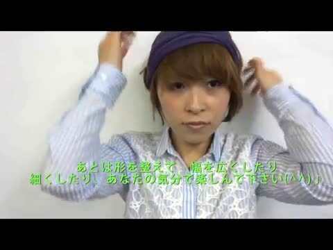 美品 rippmonster リネン ターバン オレンジベージュ リネンライクヘア