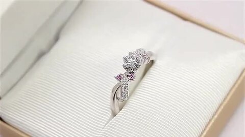 楽天市場】婚約指輪 ピンクダイヤ エンゲージリング プラチナ Pt900