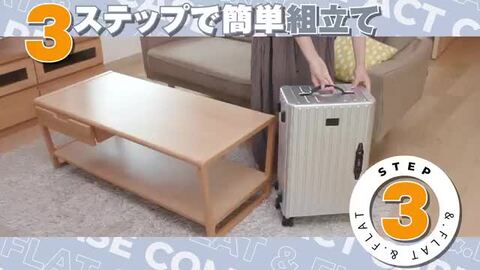 新品未使用　&フラットキャリー 楽天市場】P10倍 &.FLAT アンドフラット 折り畳めるキャリー