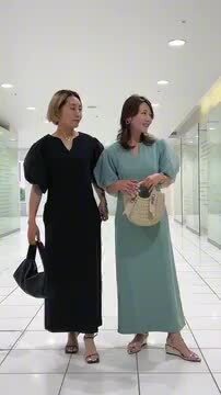 リュクス シアー ボリューム袖 ワンピース スリング 上品 lgww-at4147.jpg