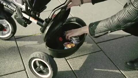 楽天市場】三輪車 ベビーカー かじとり 8 IN 1 乗用玩具 360度
