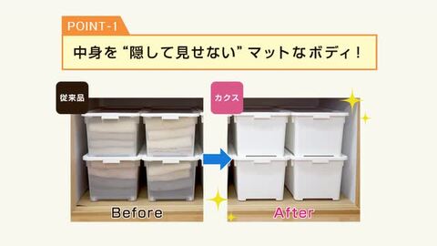 楽天市場】収納ボックス JEJ 限定カラー カクス７０深 フタ付き 【同色 