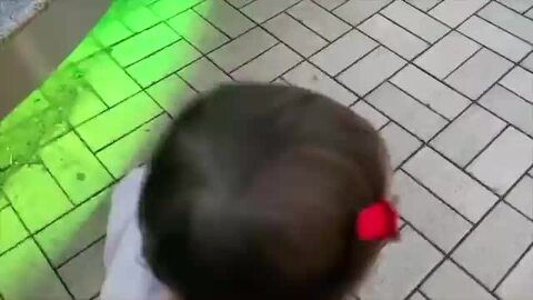 ⓝⓔⓦ【マーガレット付きタータンチェック】ベビーヘアクリップ