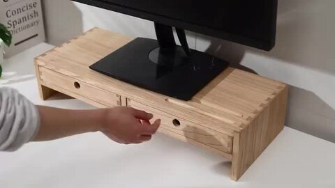 【美品】Kirigen モニター台と書類収納 二点セット　【送料無料】 楽天市場】[楽天1位☆5%クーポン配布中☆P2倍☆メーカー直送