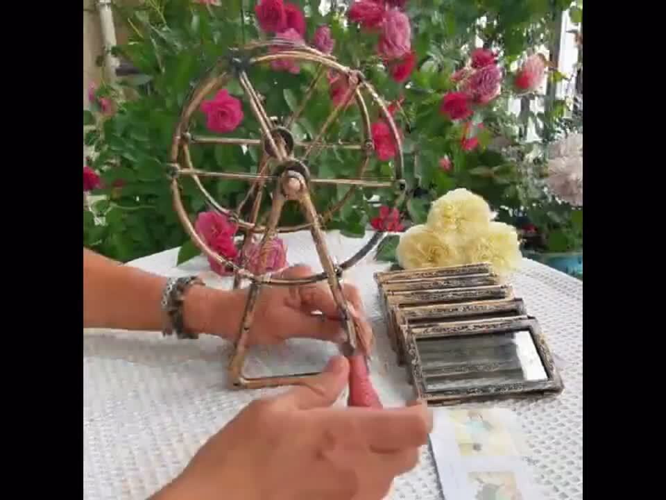 楽天市場】フォトフレーム L判 6枚 観覧車 複数 多面 写真立て