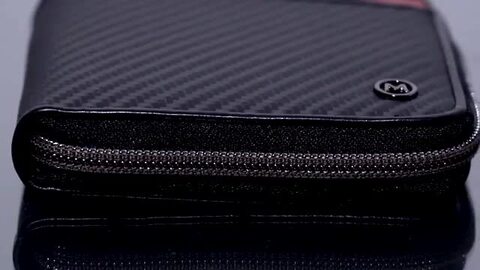 (ミラグロ)Milagro リアルカーボンF ラウンドファスナー 2つ折り財布 (財布 メンズ 二つ折り ブランド カーボン 本革 革 bo ミラグロ リアルカーボンF ラウンドファスナーコインケース Milagro EA