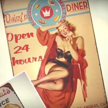 大河様専用 50s SQUIRT ビンテージブリキ看板 オリジナル