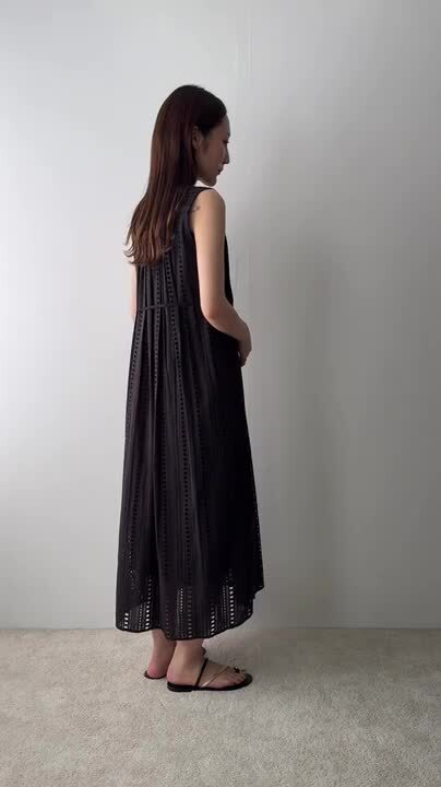 楽天市場】ne Quittez pas ヌキテパ ワンピース Stripe Cutwork