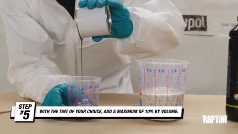 正規輸入品 RAPTOR LINER ティンタブル4Lセット ラプターライナー