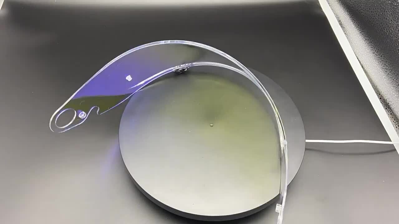 SHOEI グラムスター対応 レインボーブルー CPB-1V互換 夜間視野ok 高品質SHOEIグラムスター シールド CPB-1V 互換品 RevoRed