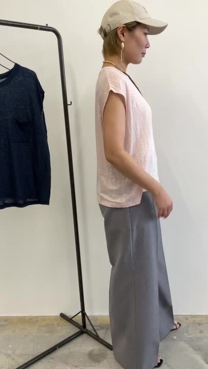楽天市場】Le Melange ルメランジュ リネン フレンチスリーブ