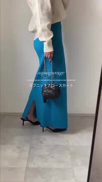 楽天市場】リブナロースカート ボトムス スカート レディース