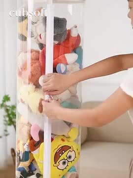 楽天市場】ぬいぐるみ収納ケース ジッパー付き ぬいぐるみ収納桶