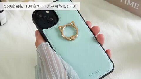 楽天市場】公式 Elegante Cat Ring iPhone14 pro ケース
