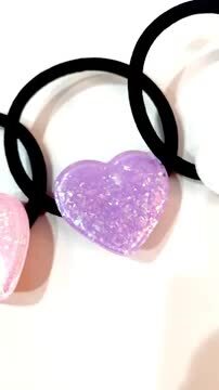 マーブルカラー芸術の秋 フェアリーハートレジンヘアゴム マーブルカラー芸術の秋 フェアリーハートレジンヘアゴム - メルカリ