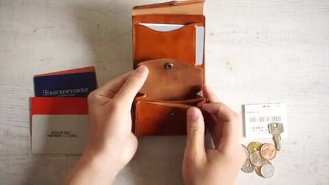 楽天市場】STUDIUM 二つ折り財布 マイクロウォレット 天然色