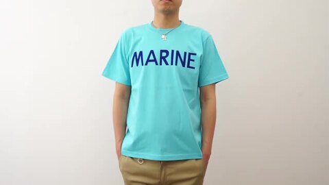 楽天市場】『MARINE Logo』 マリン ミリタリー ロゴ プリント 半袖 T