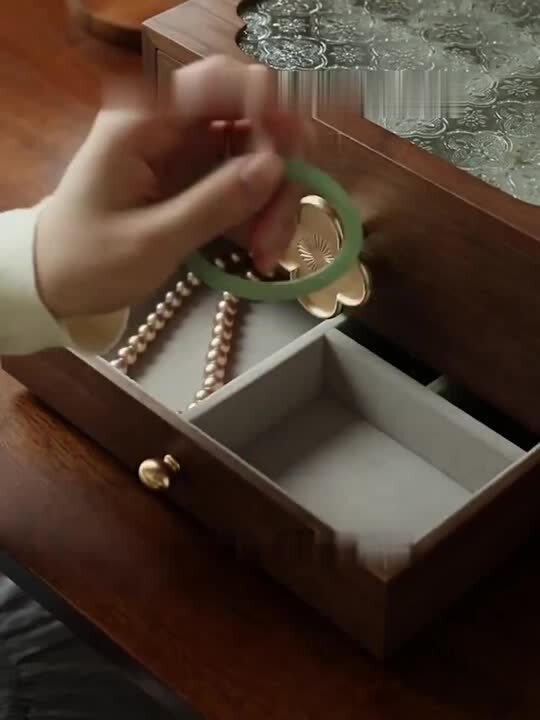楽天市場】フローラガラス ジュエリーボックス アクセサリー