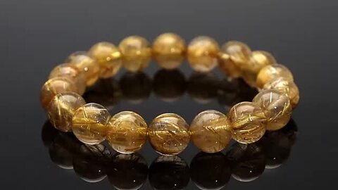 天然】タイチンルチルクオーツ ブレスレット 8.8mm 