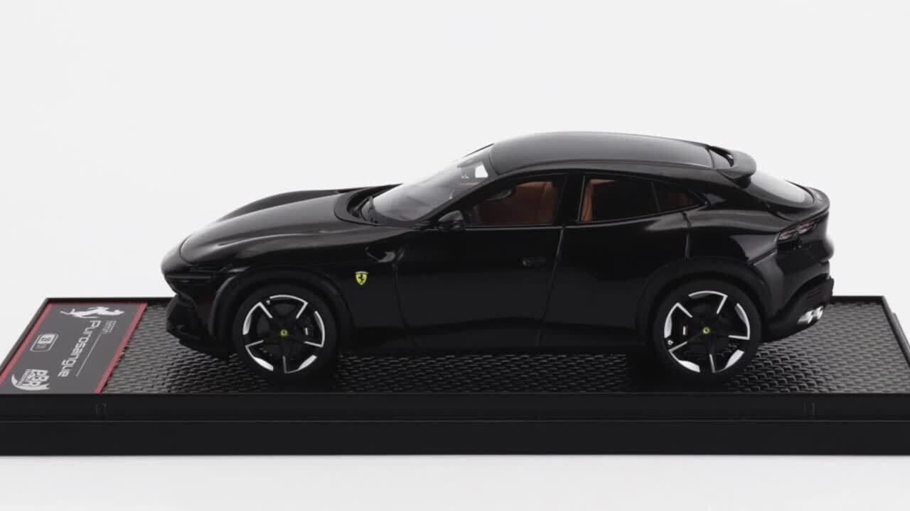 1:43 BBR Ferrari Purosangue Nero Purosangue Met E Interni