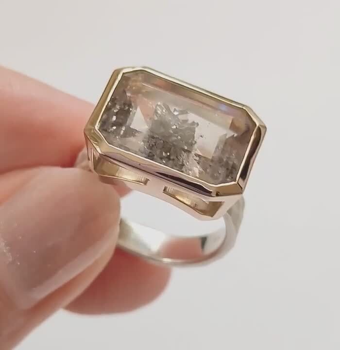 ヴィンテージ風宝石付きリングセット リングセット ヴィンテージ風 アンティーク 派手 個性的 宝石 湯婆婆