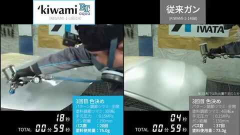 楽天市場】アネスト岩田 スプレーガン RTaqua RTアクア KIWAMI-1-18B14