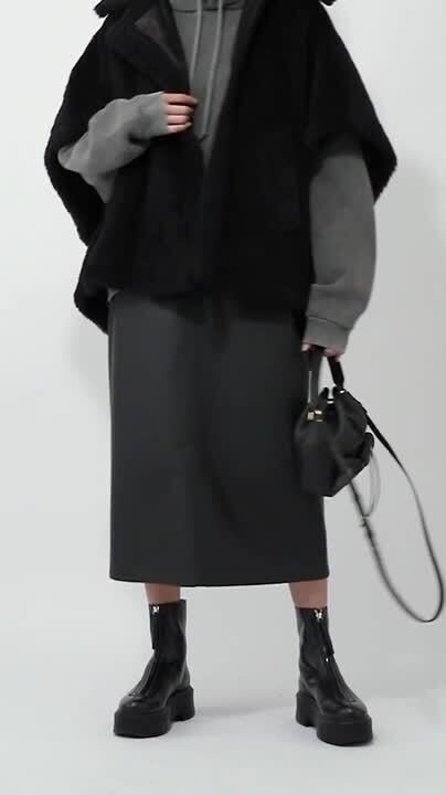 楽天市場】マックスマーラ Max Mara ケープ ポンチョ ブラック
