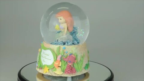 プレシャスモーメンツ リトル・マーメイドスノードーム写真が全て