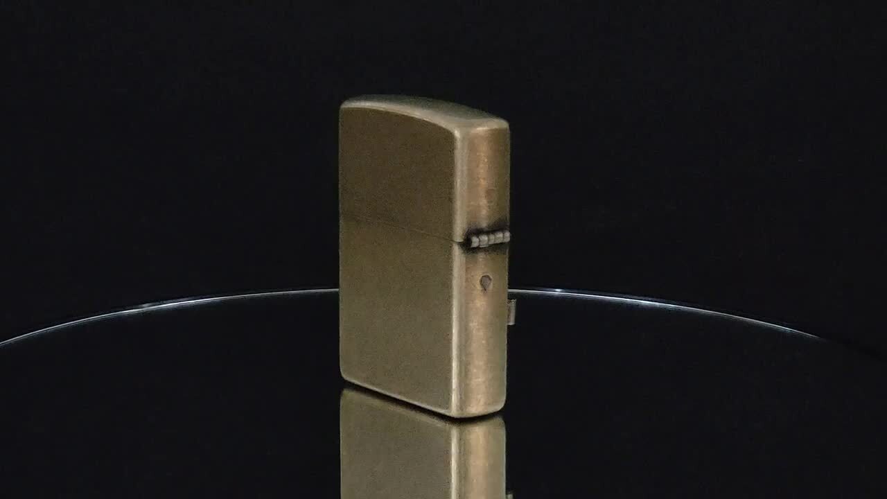 ZIPPO ライター ユーズドフィニッシュ レコード ジッポ 可動式