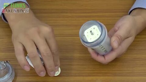 楽天市場】BAKUSHIN 強力 電池式 集魚灯 爆深 ブルー 青 イカ