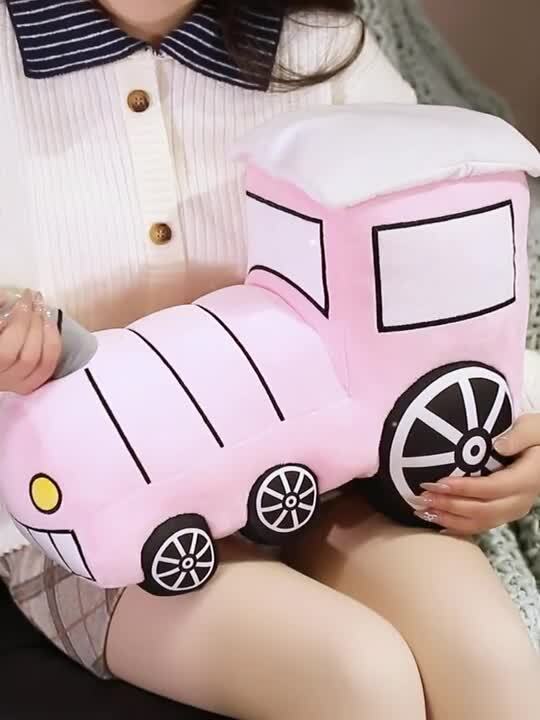 楽天市場】機関車 ぬいぐるみ・クッション ピンク、イエロー