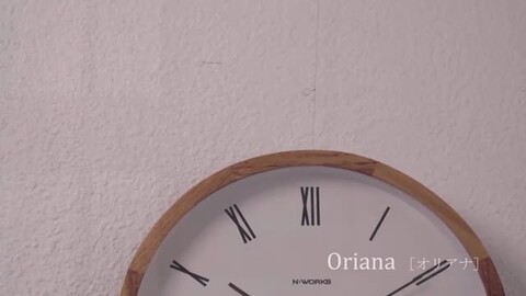 楽天市場】【インターフォルム公式】 掛け時計 オリアナ Oriana