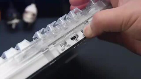 楽天市場】X75 ホットスワップメカニカルキーボード 透明なキー
