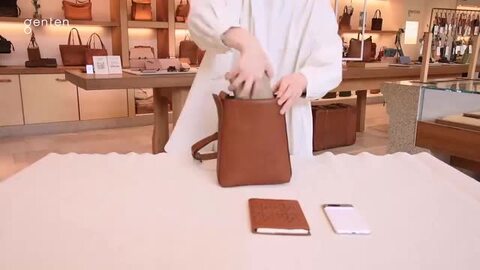 GUENTARLA ゲンターラ ヴィンテージ レザー ハンドショルダーバッグ genten ショルダーバッグ バッグ ホースレザーバッグA4