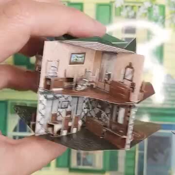 楽天市場】豆本ドールハウス 手作りキット 赤毛のアンのおうち